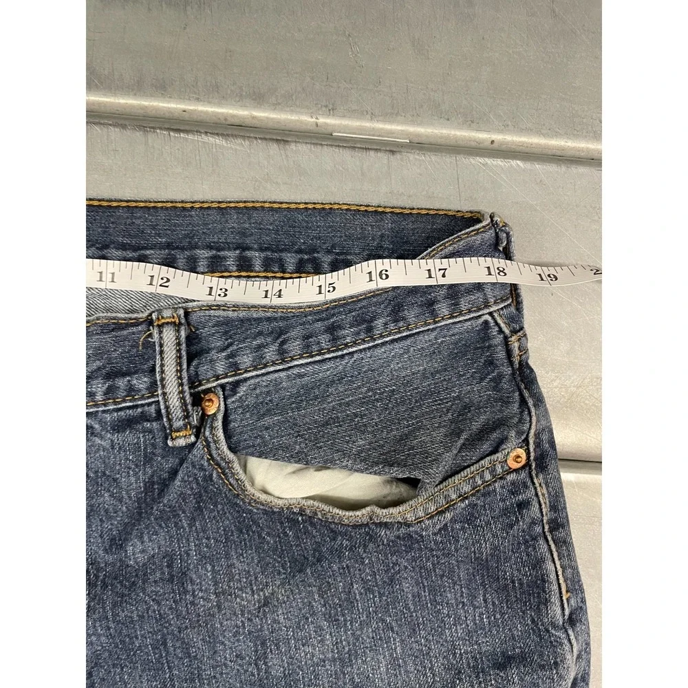 Levis 559 Jeans Mens 36x32 Blue Dark Wash Denim 100% Cotton Relaxed‎ Straight
